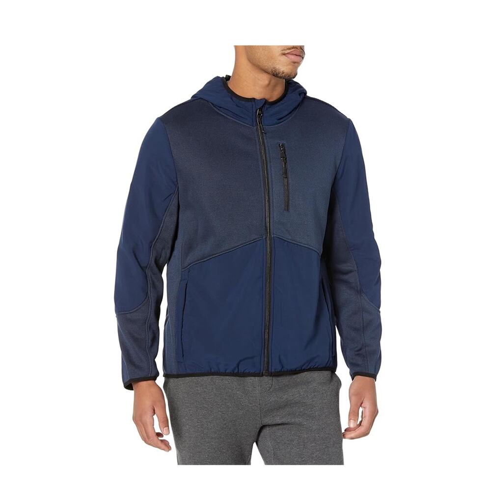 NWT Men’s Urban Republic Blue Jacket With Hoodie Size Large